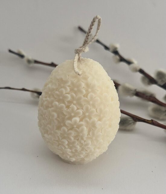 Sojas vaska svece "Ziedu ola"